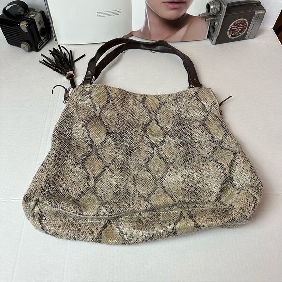 Stella & Dot Python shoulder Handbag - Picture 9 of 10